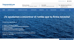 Desktop Screenshot of emprendelaw.com