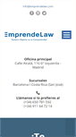Mobile Screenshot of emprendelaw.com